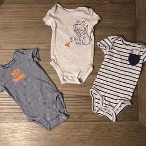 3 -Pack Baby Boy Onesies